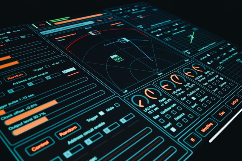 Modern technology future concept